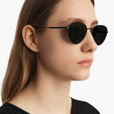 Khaite - x Oliver Peoples 1991C in Matte Black and Grey
