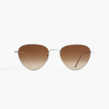 KHAITE x Oliver Peoples 1991C in White and Dark Brown