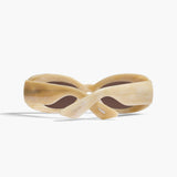 KHAITE x Oliver Peoples 1992C in Beige Silk and Brown