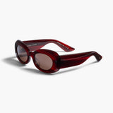 KHAITE x Oliver Peoples 1992C in Bordeaux Bark and Brown
