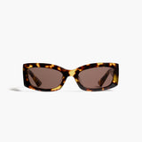 KHAITE x Oliver Peoples 1993C in Vintage DTB and Brown