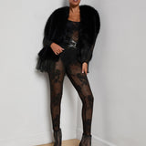 L'AGENCE - Nathalia Faux Fur Cape