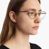 Khaite - x Oliver Peoples 1998RX in Matte Black