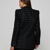 L'AGENCE - Cambrie Oversized Houndstooth Blazer