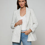 L'AGENCE - Cambrie Oversized Sequin Blazer