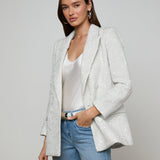 L'AGENCE - Cambrie Oversized Sequin Blazer