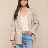 L'AGENCE - Cambrie Oversized Linen - Blend Blazer