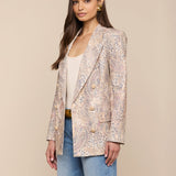 L'AGENCE - Cambrie Oversized Linen - Blend Blazer