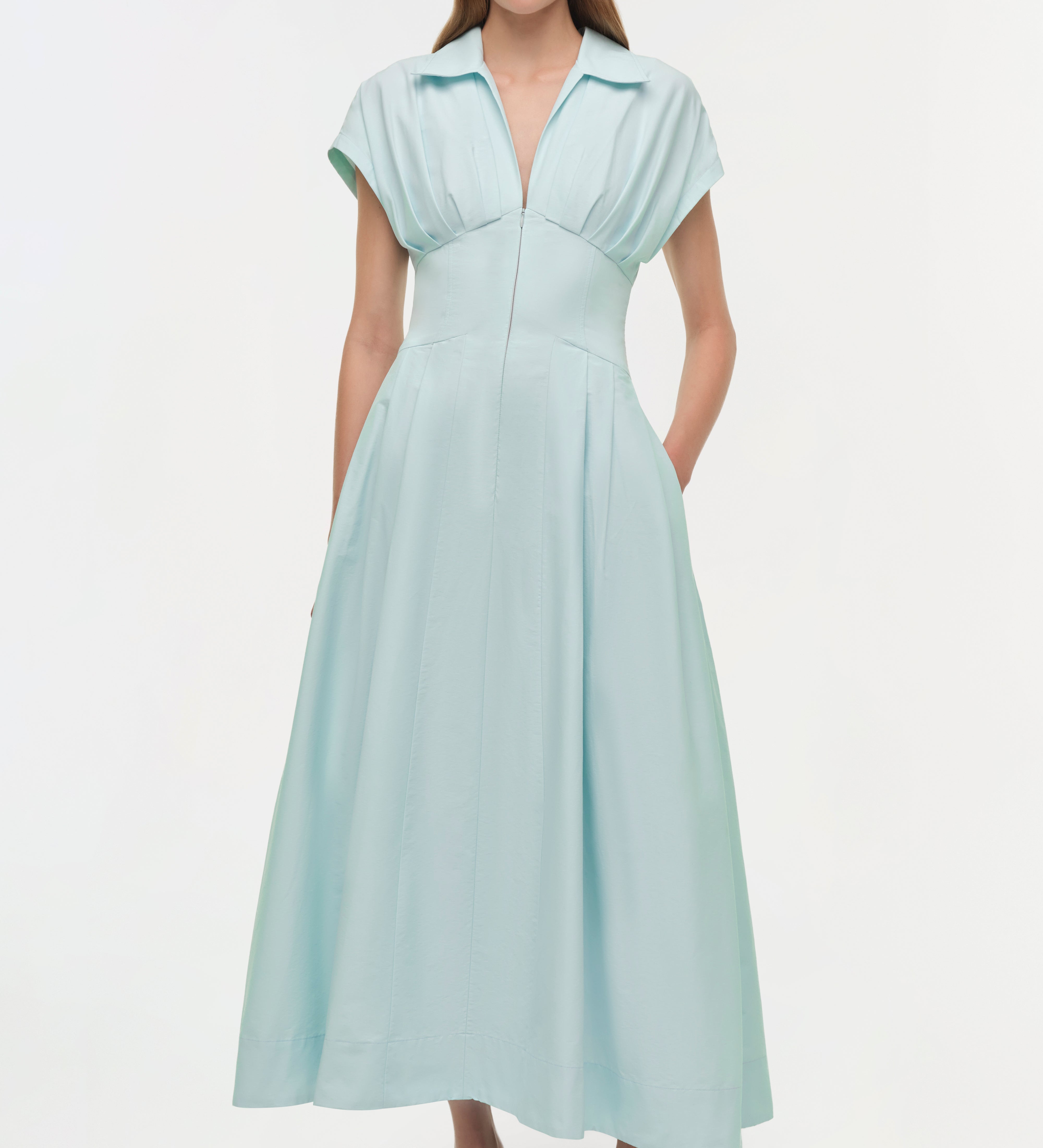 Simkhai - Farlow Cotton Faille Midi Dress