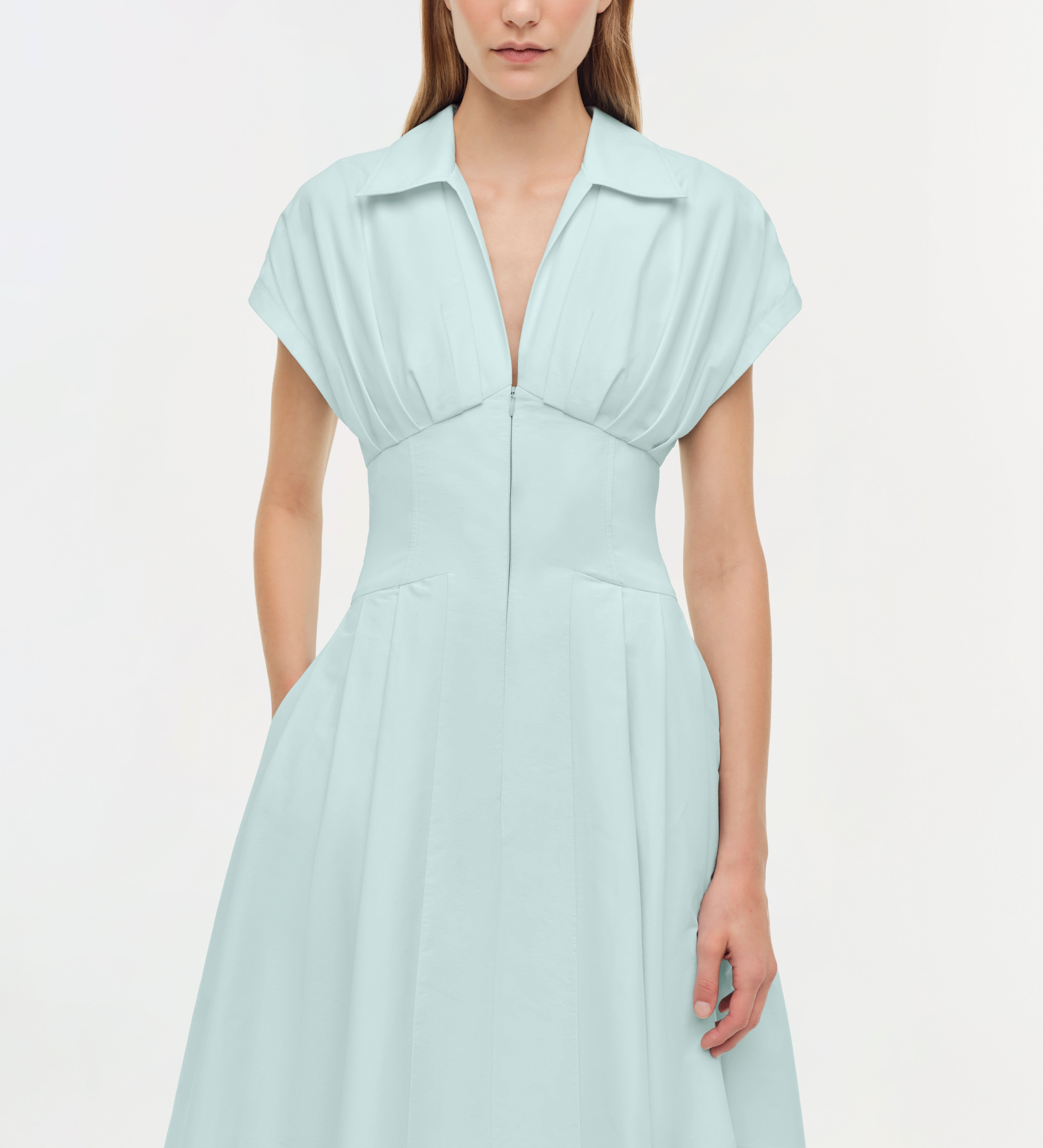 Simkhai - Farlow Cotton Faille Midi Dress