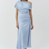 Simkhai - Joanna Off Shoulder Satin Midi Dress