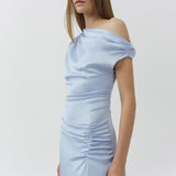 Simkhai - Joanna Off Shoulder Satin Midi Dress