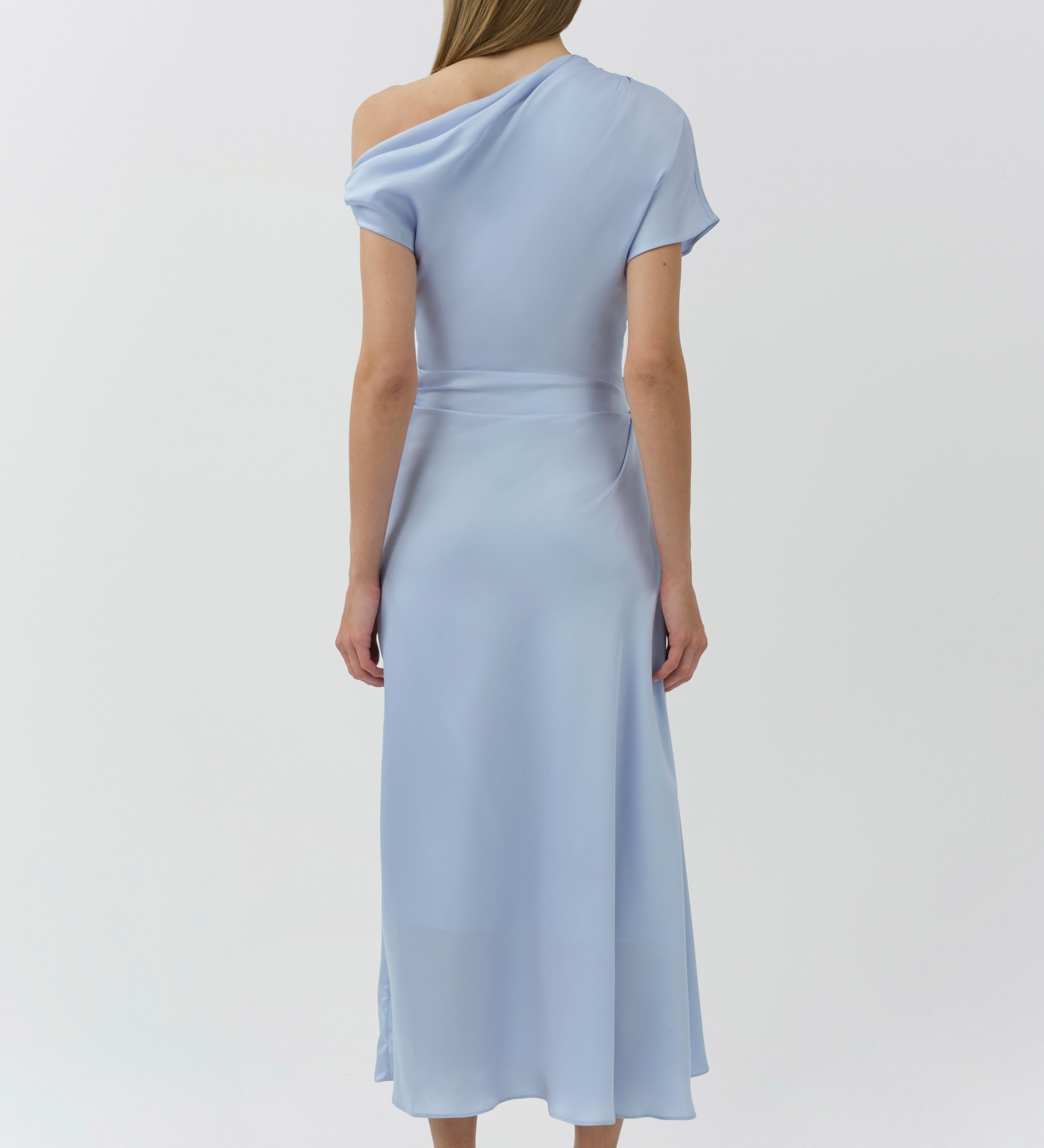 Simkhai - Joanna Off Shoulder Satin Midi Dress