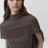 Simkhai - Jordan Knit Fringe Midi Dress