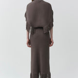 Simkhai - Jordan Knit Fringe Midi Dress
