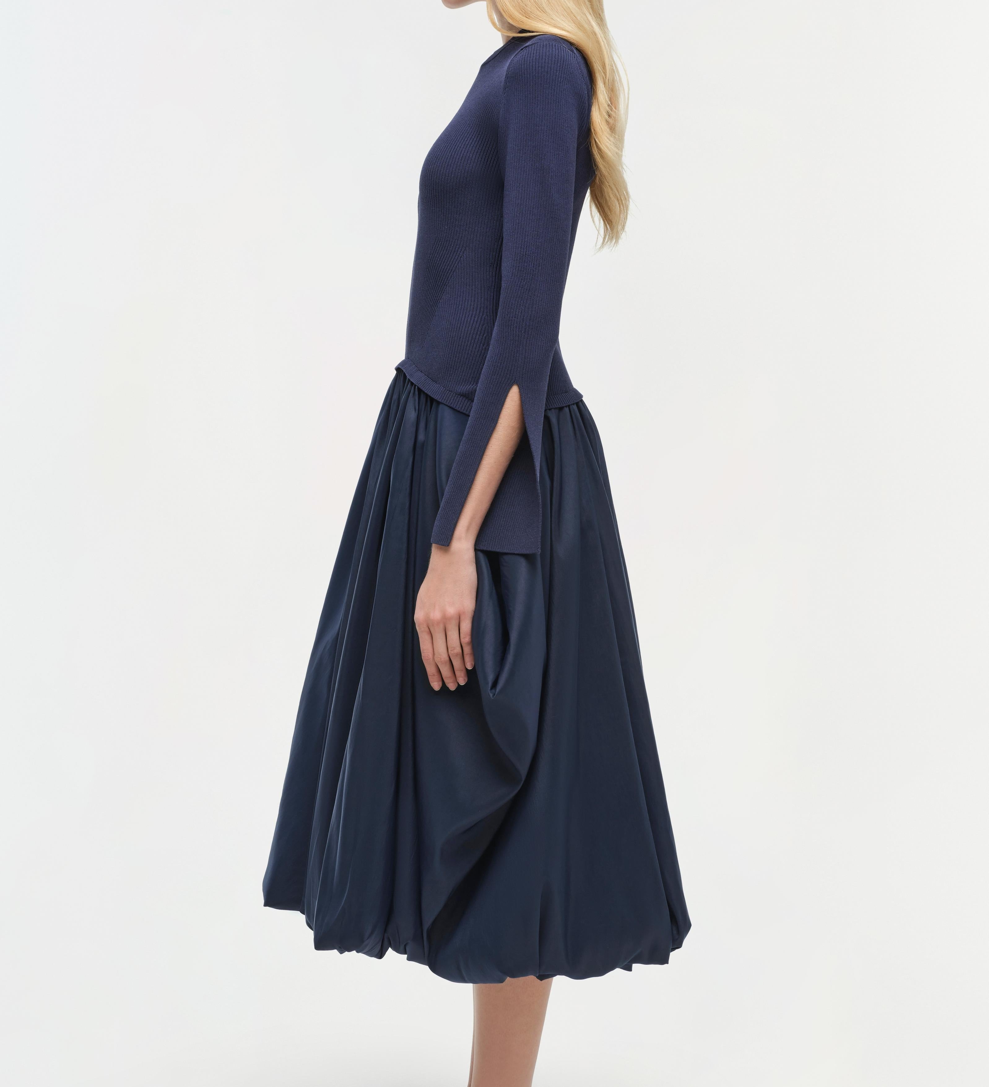 Simkhai - Kenlie Taffeta Knit Midi Dress