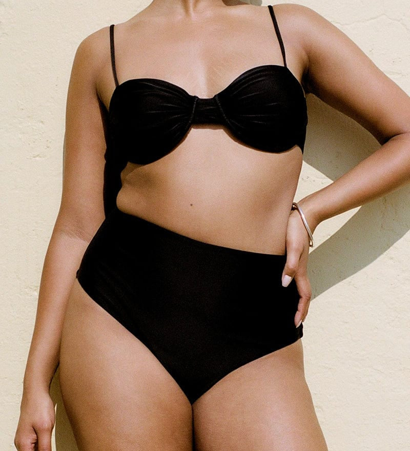 Faithfull - Afonso Bikini Bottoms Black - Final Sale