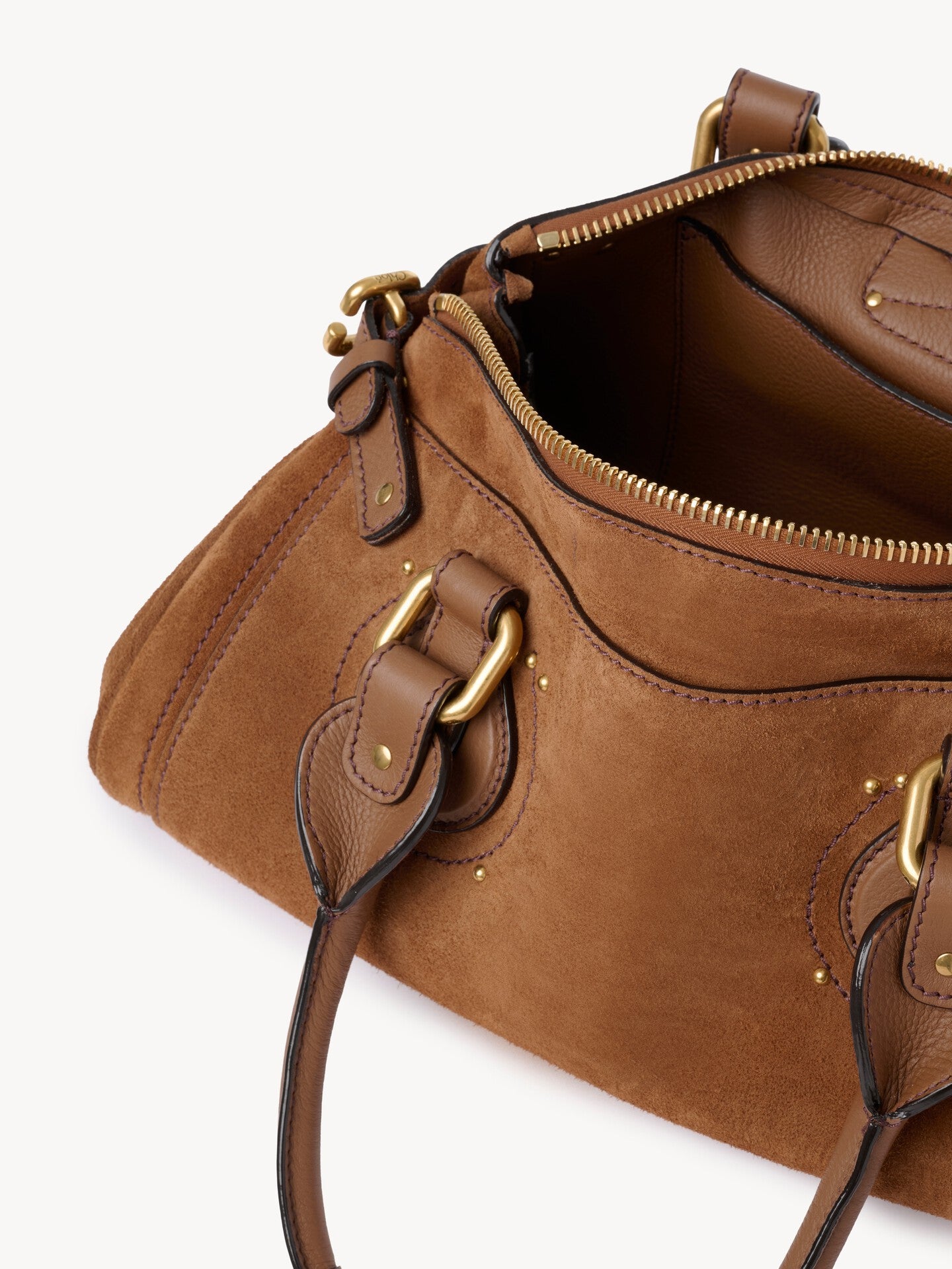 Paddington bag in suede leather