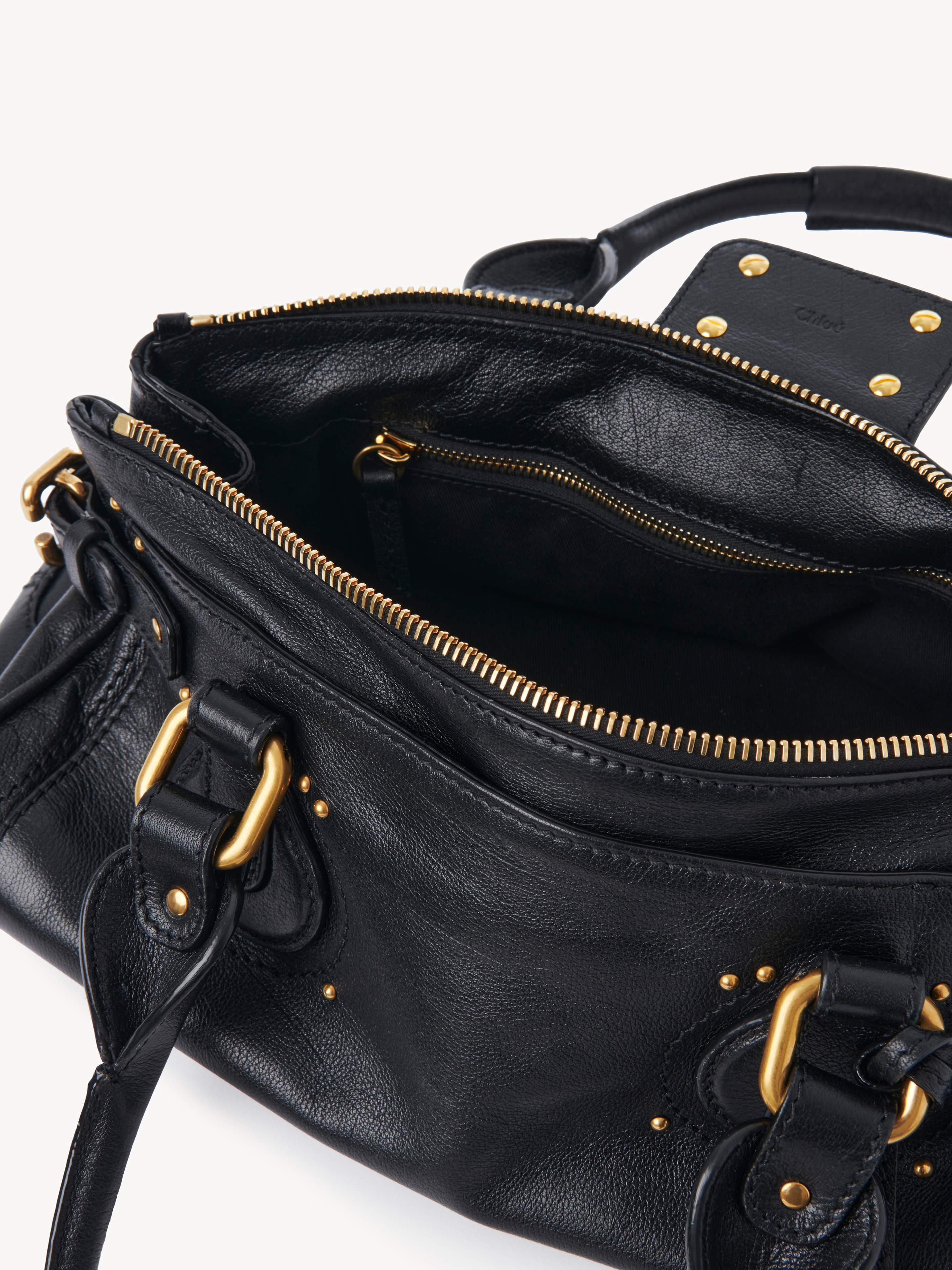 Chloé - Paddington bag in grained leather Black