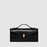 Métier - Edge Clutch Supple Calfskin Black