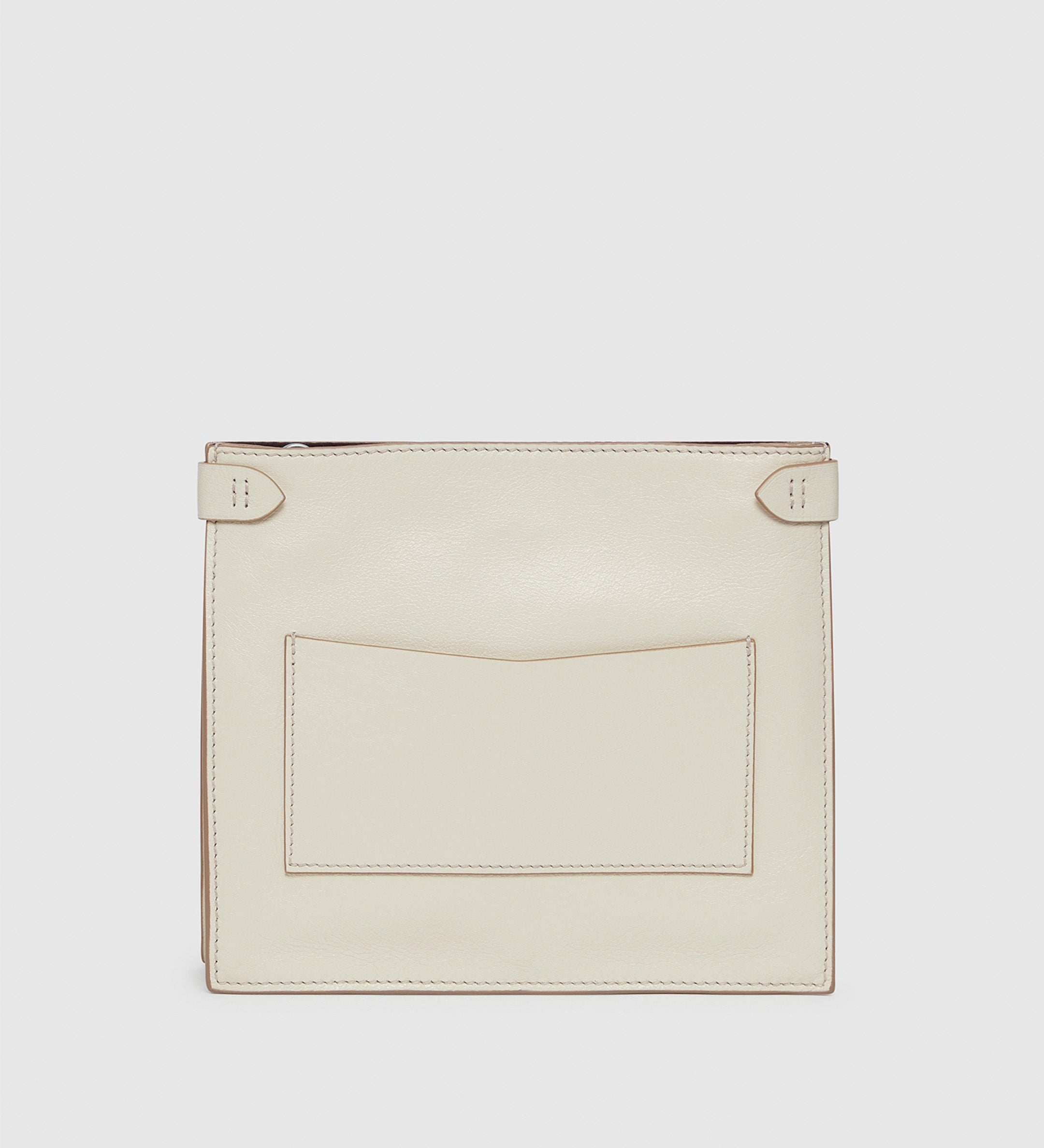 Metier - Stowaway Crossbody Elvis White Sand with Silver Hardware