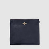 Metier - Stowaway Crossbody Soft Grain Leather Midnight