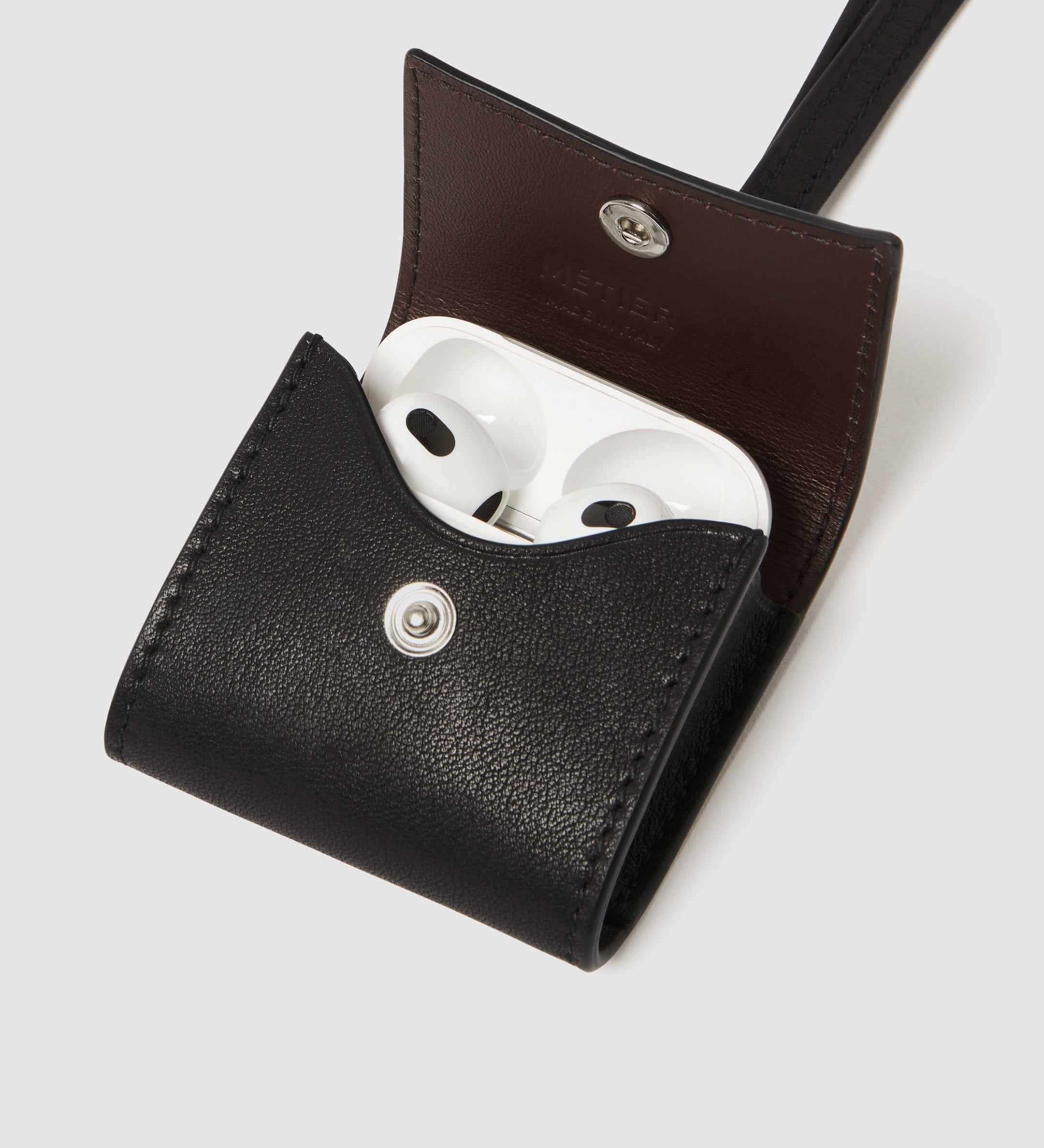 Metier - Roma Charm Smooth Calfskin Black