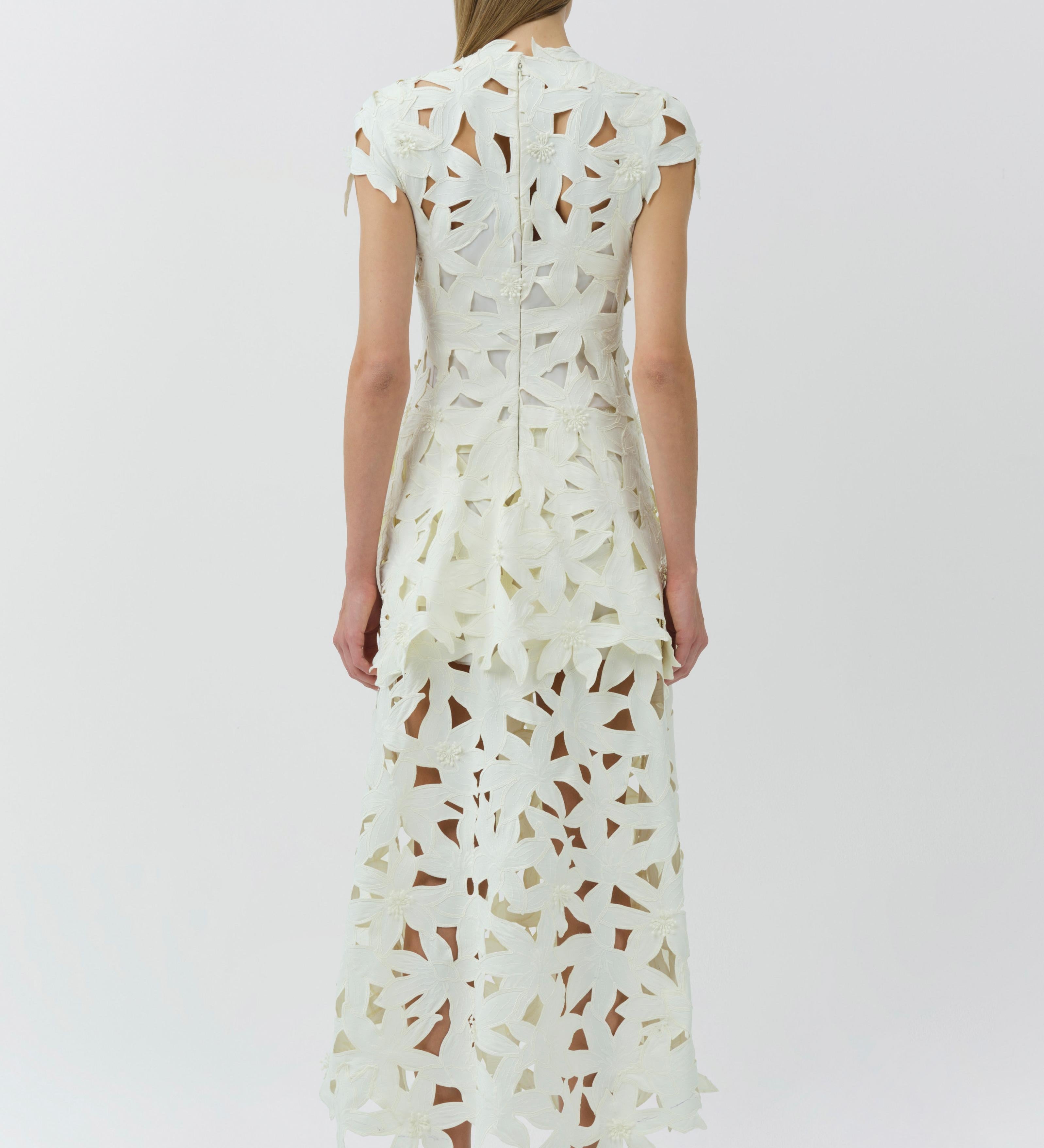 Simkhai - Neve Embroidered Cotton Midi Dress