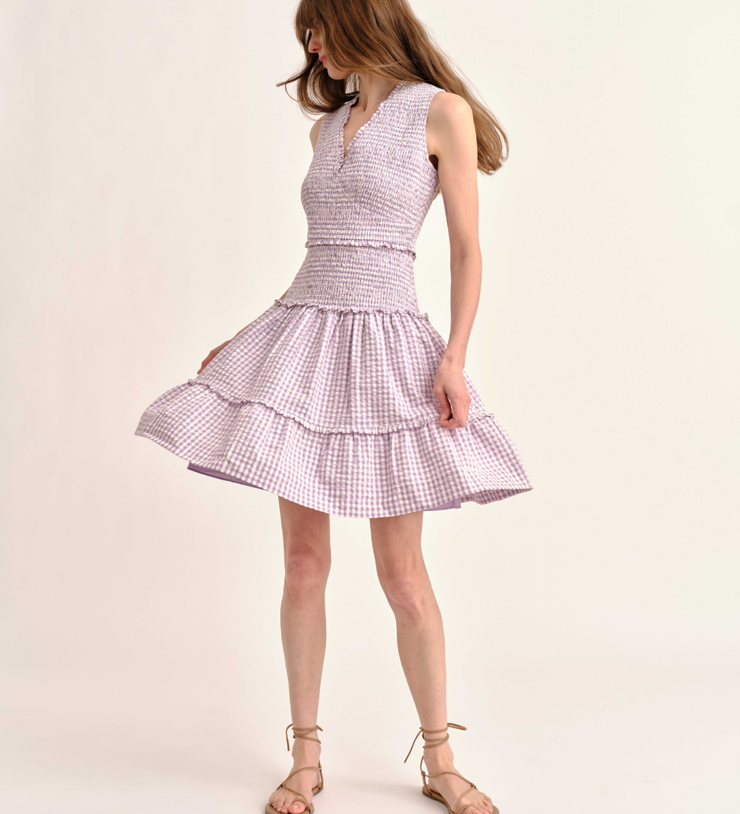 Cartolina - SP26 Rhett Mini Dress - Wisteria