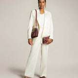 Métier - Roma Shoulder Bag Buffalo Dark Cherry