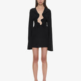 Christopher Esber - Salacia Ruched Long Sleeve Mini Dress