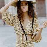 Faithfull - Lula Dot Print La Guardia Top  - Final Sale