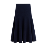 Alaïa - Cashmere Flared Skirt