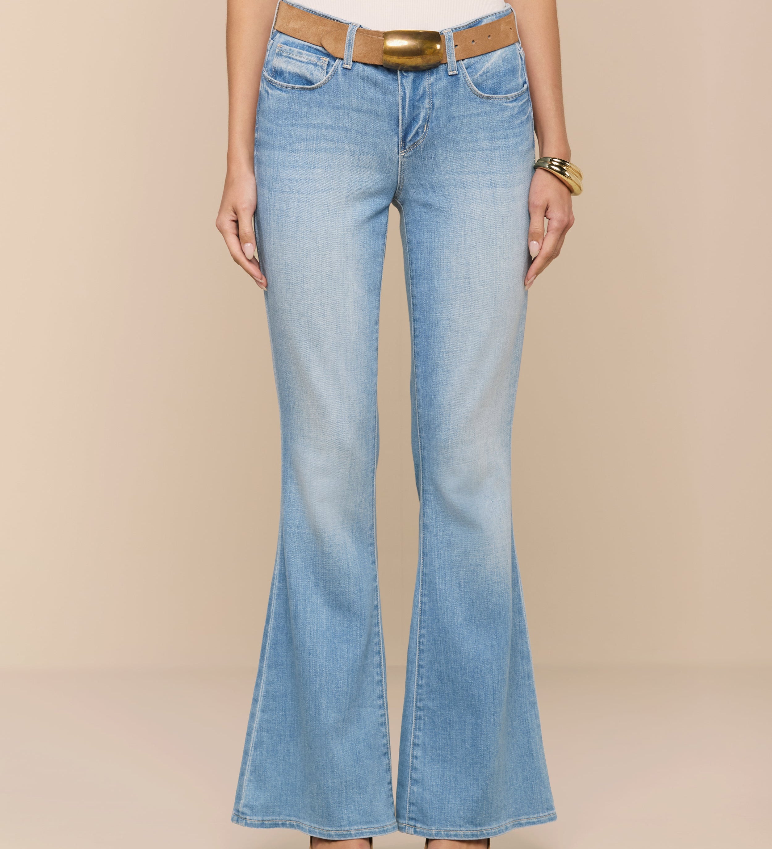 L'AGENCE - Taney Low - Rise Flare Jean