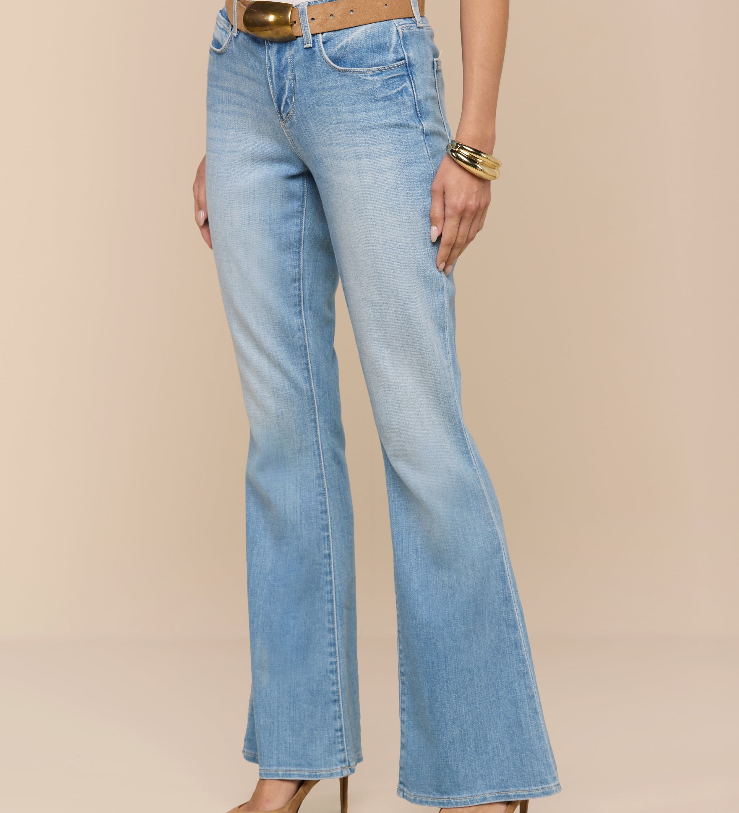 L'AGENCE - Taney Low - Rise Flare Jean