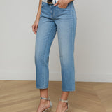 L'AGENCE - Thalina Cropped Stovepipe Jean