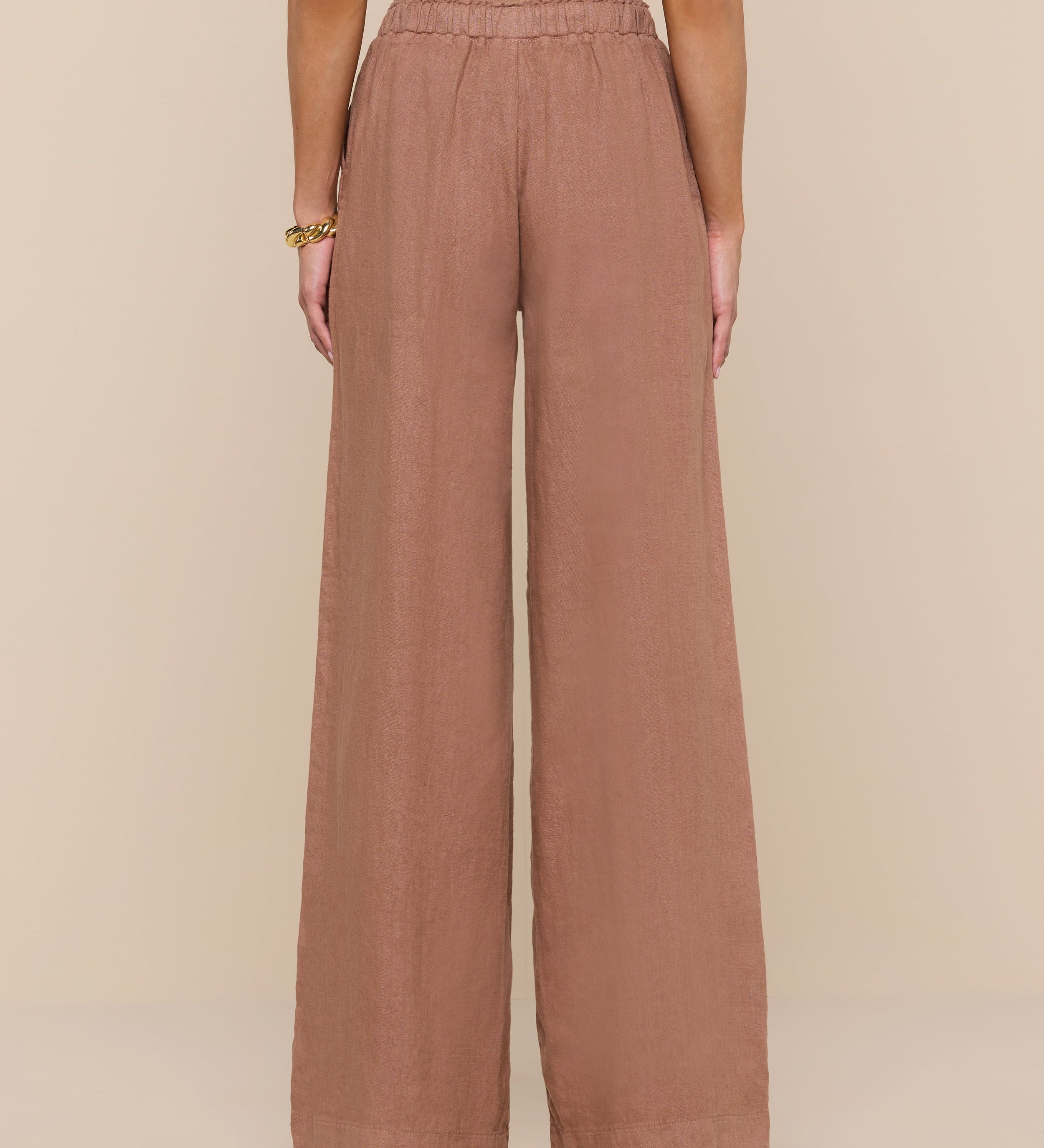 L'AGENCE - Connie Linen Drawstring Trouser