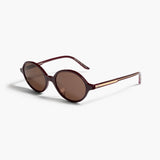 KHAITE x Oliver Peoples 2000C in Burgundy and Brown