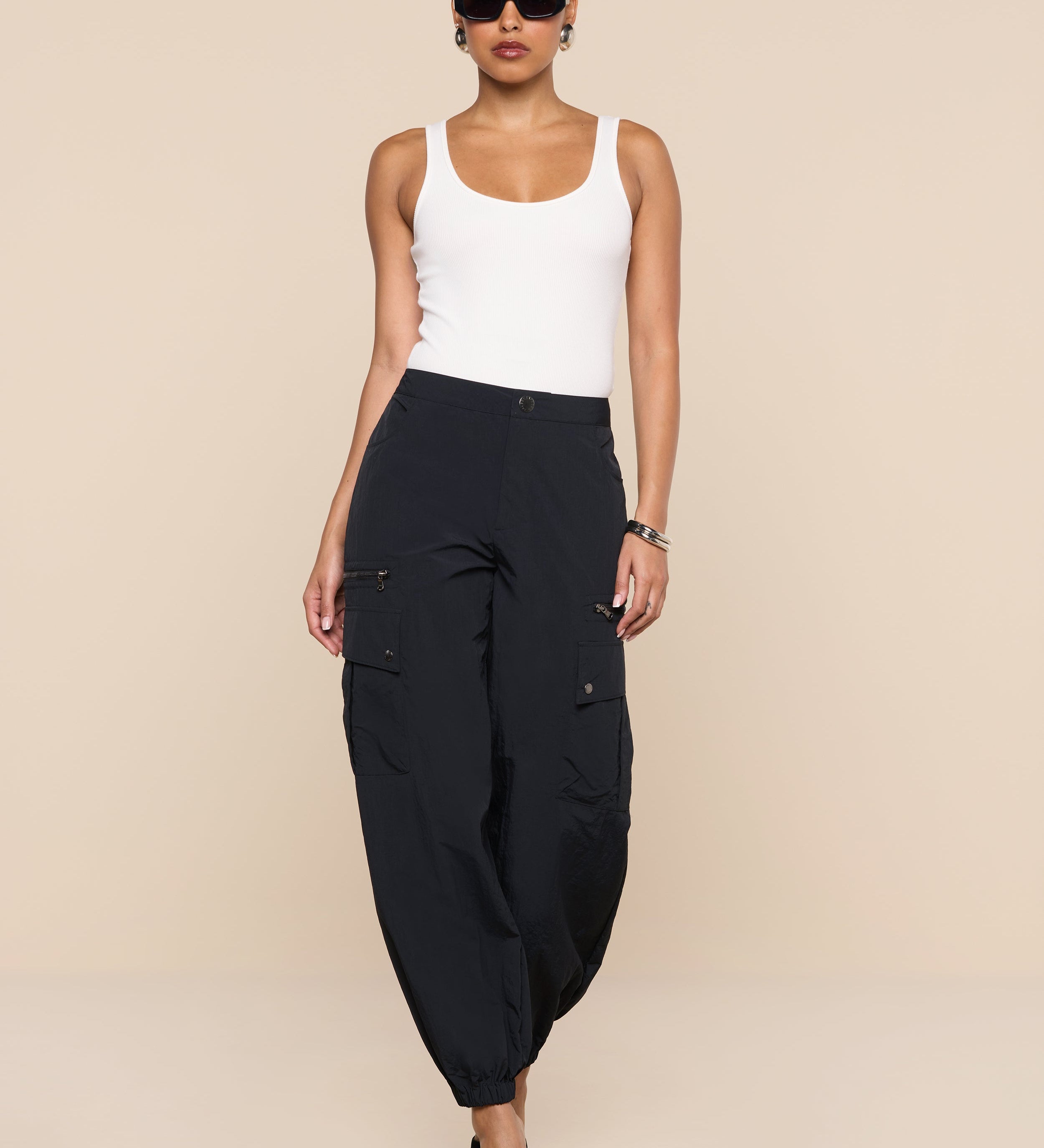 L'AGENCE - Greer Nylon Jogger