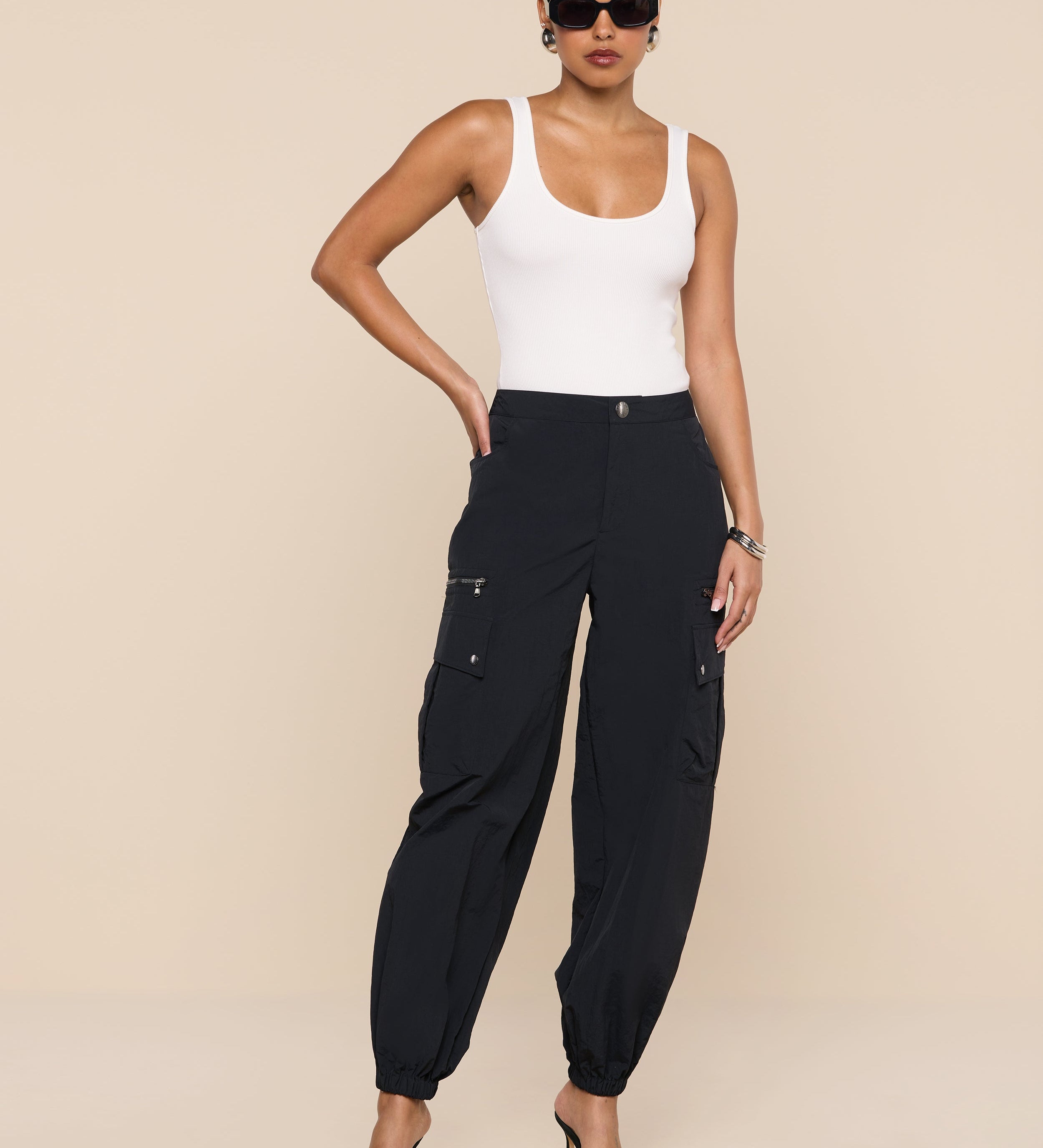 L'AGENCE - Greer Nylon Jogger