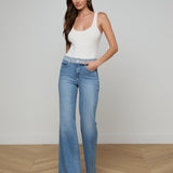 L'AGENCE - Louane Wide - Leg Flare Jean