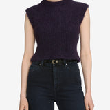 FRAME - The Plush Vest -- Royal Purple