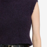 FRAME - The Plush Vest -- Royal Purple