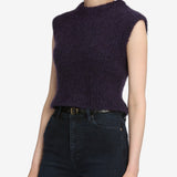 FRAME - The Plush Vest -- Royal Purple