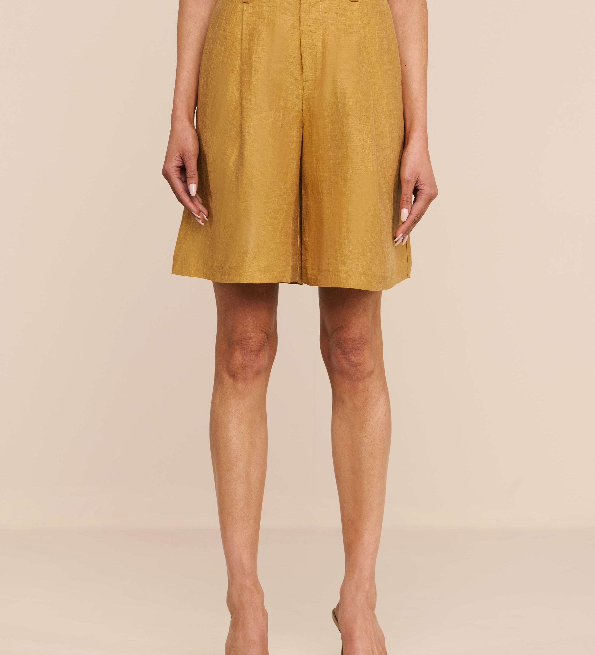 L'AGENCE - Doretta Linen - Blend Bermuda Short