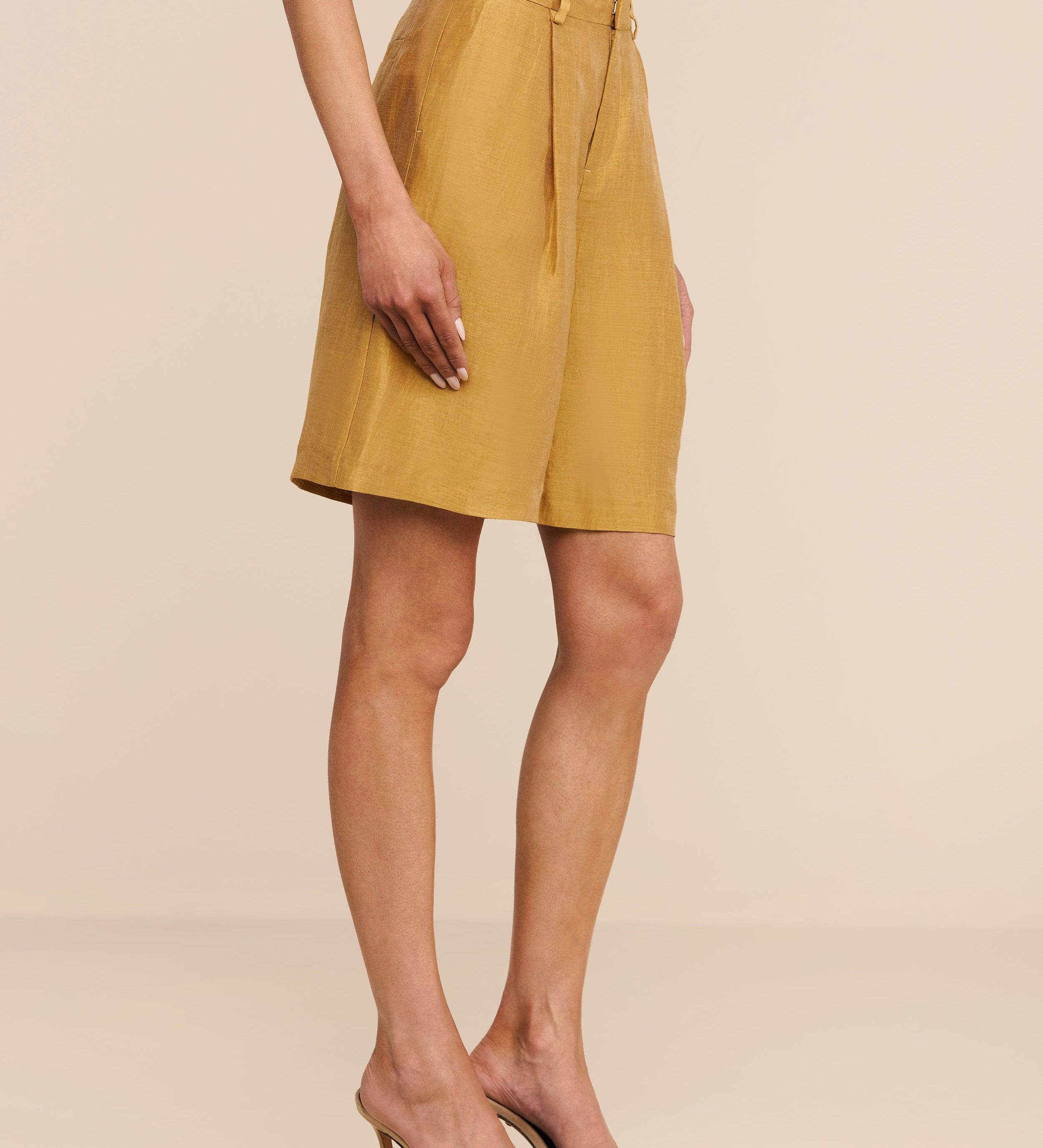 L'AGENCE - Doretta Linen - Blend Bermuda Short