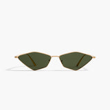 Khaite - x Oliver Peoples 2001C in Gold and Vibrant Green
