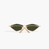 Khaite - x Oliver Peoples 2001C in Gold and Vibrant Green