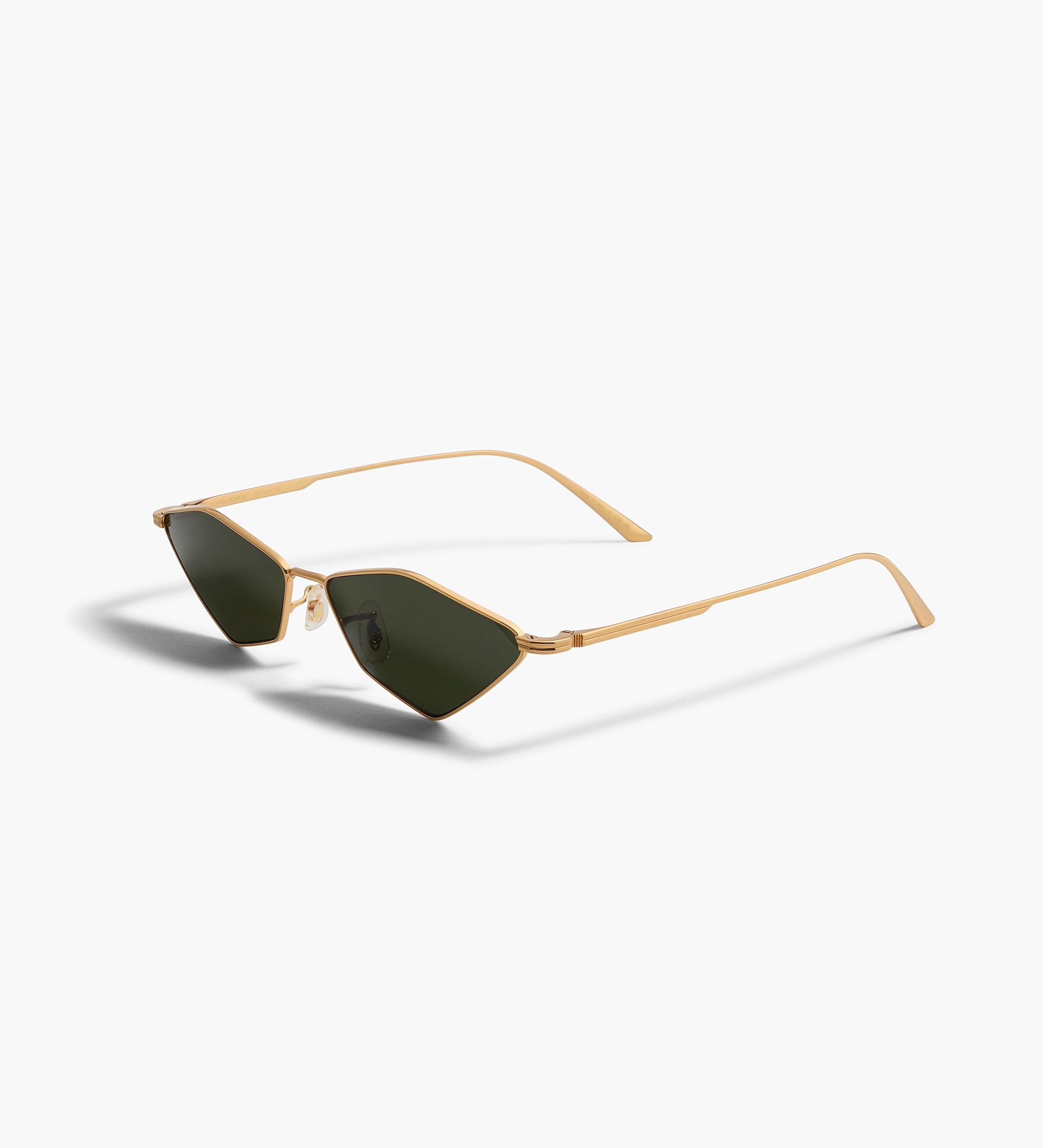 Khaite - x Oliver Peoples 2001C in Gold and Vibrant Green