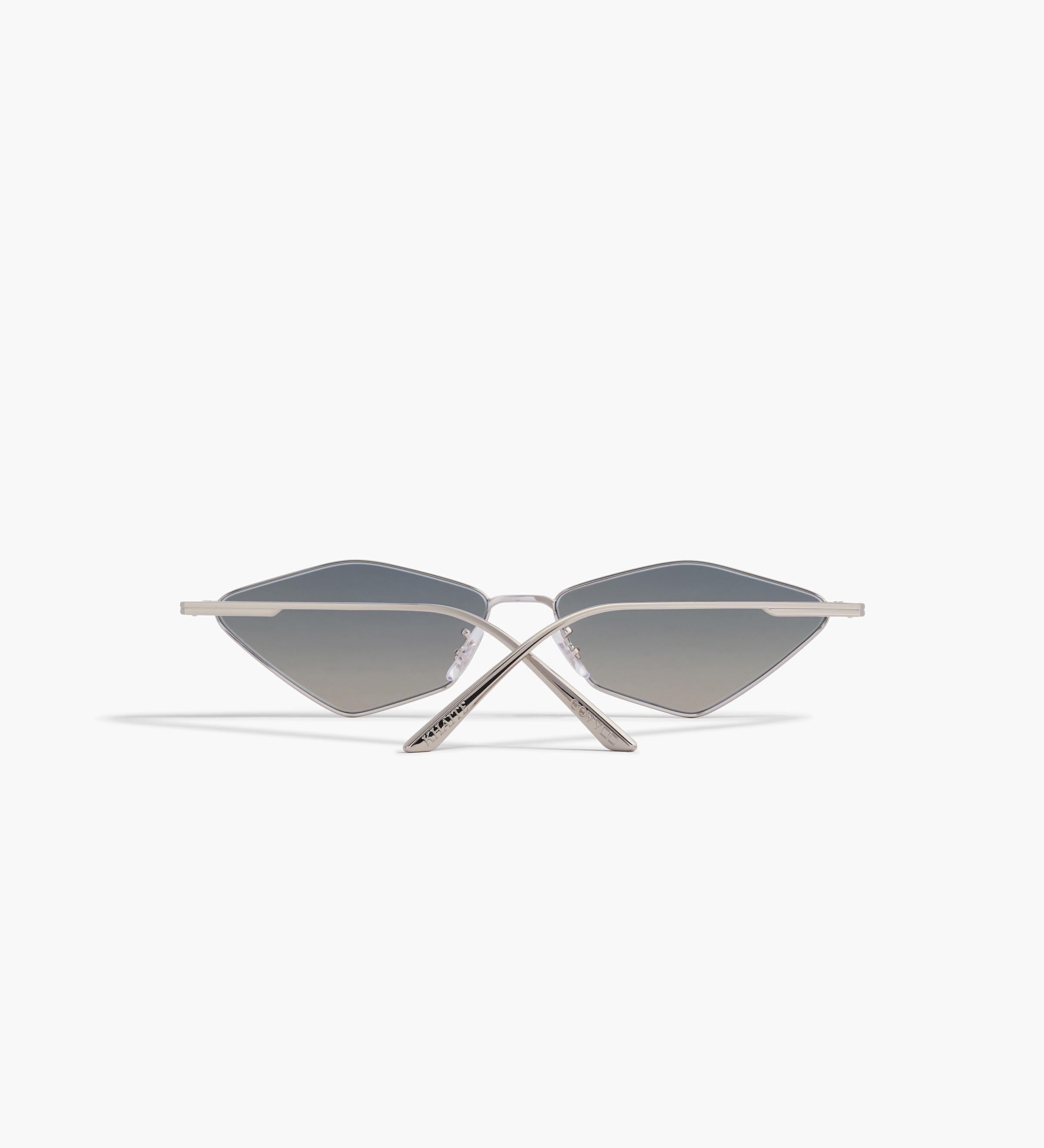 Khaite - x Oliver Peoples 2001C in Silver and Dark Grey Gradient Mirror